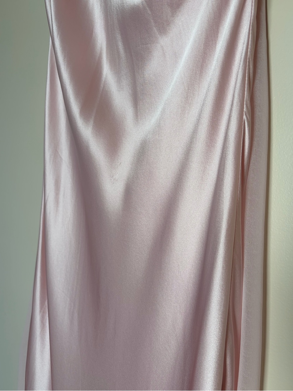 NWT Reformation Tiffani Long Silk Dress with Cape Cherry Blossom Pink US 4 UK 8 - Picture 14 of 14